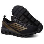 Tênis Masculino REF OPTIMUS / Preto+Dourado