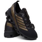 Tênis Masculino REF OPTIMUS / Preto+Dourado