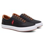 Sapatenis Polo Way - Preto/Vermelho