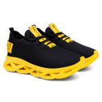 Tênis Masculino Ref RACER / Preto-Amarelo