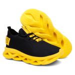 Tênis Masculino Ref RACER / Preto-Amarelo