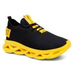 Tênis Masculino Ref RACER / Preto-Amarelo