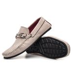 Mocassim Masculino Fivela - Branco