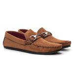 Mocassim Masculino Fivela - Camel