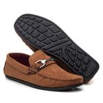 Mocassim Masculino Fivela - Camel