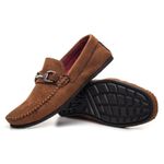 Mocassim Masculino Fivela - Camel