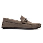 Mocassim Masculino Fivela - Cinza