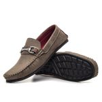 Mocassim Masculino Fivela - Cinza