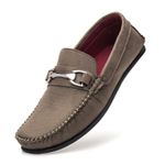 Mocassim Masculino Fivela - Cinza