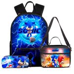 Kit Mochila c/ bolso Sonic