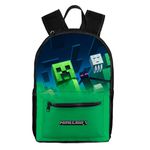 Kit Mochila c/ bolso minecraft