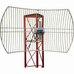 Antena Semi Parabólica Drucos 1710 a 2170 Mhz - 22Dbi Com Suporte para Torre