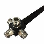 Divisor de Sinal RF 1:4 para Cabo Coaxial 