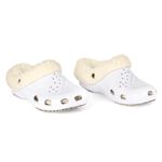 Babuche Antiderrapante Com Pelo BB33 Branco Soft Works