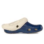 Babuche Antiderrapante Com Pelo BB33 Azul Marinho Soft Works