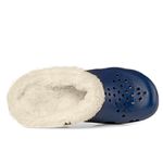 Babuche Antiderrapante Com Pelo BB33 Azul Marinho Soft Works