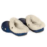 Babuche Antiderrapante Com Pelo BB33 Azul Marinho Soft Works