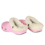 Babuche Antiderrapante Com Pelo BB33 Rosa Soft Works