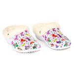 Babuche Antiderrapante Estampada Com Pelo BB34 Soft Works