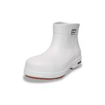 Bota Cano Curto Antiderrapante Com Biqueira BB84 Branco Soft Works