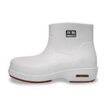 Bota Cano Curto Antiderrapante Com Biqueira BB84 Branco Soft Works