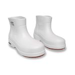 Bota Cano Curto Antiderrapante Com Biqueira BB84 Branco Soft Works