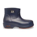 Bota Cano Curto Antiderrapante Com Biqueira BB84 Azul Marinho Soft Works