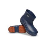 Bota Cano Curto Antiderrapante Com Biqueira BB84 Azul Marinho Soft Works