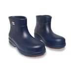 Bota Cano Curto Antiderrapante Com Biqueira BB84 Azul Marinho Soft Works