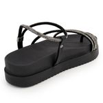 Sandalia Flatform Isa Preto