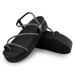 Sandalia Flatform Isa Preto