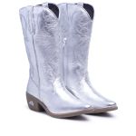 Bota Feminina Country Texana Prata Bordada