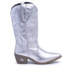 Bota Feminina Country Texana Prata Bordada