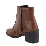 Bota Cano Baixo Caramelo