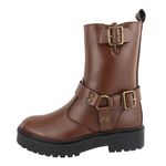Coturno Biker Boots Caramelo