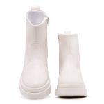 Coturno Feminino Chelsea Off White