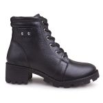 BOTA COTURNO FEMININA COURO M001