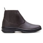 Botina Masculina Casual Ref. 1401 Café – Estilo Clássico e Conforto Garantido