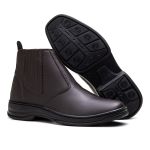 Botina Masculina Casual Ref. 1401 Café – Estilo Clássico e Conforto Garantido