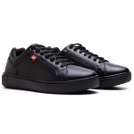 TENIS CASUAL MASCULINO PRETO S001 SINTÉTICO