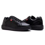 TENIS CASUAL MASCULINO PRETO S001 SINTÉTICO