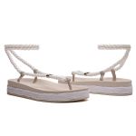 PAPETE DE CORDA AMARRAÇÃO FEMININA GABANA OFF WHITE