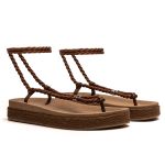 PAPETE DE CORDA AMARRAÇÃO FEMININA GABANA CARAMELO