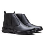 Botina Masculina Casual Ref. 1401 Preto – Estilo Clássico e Conforto Garantido