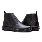 Botina Masculina Casual Ref. 1401 Preto – Estilo Clássico e Conforto Garantido