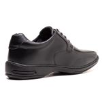 Sapato Social Casual Cadarço Preto 501