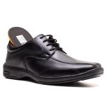 Sapato Social Casual Cadarço Preto 501