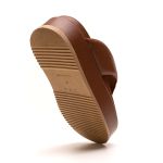 PAPETE TAMANCO FEMININO PLATAFORMA ASA DELTA CARAMELO 180