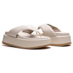 PAPETE TAMANCO FEMININO PLATAFORMA ASA DELTA OFF WHITE 180