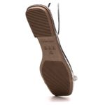 Sandália Brilho Amarração Prata Evelyn R001